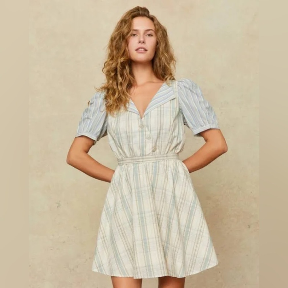 Christy Dawn Margaux Dress in Vintage Plaid Size Medium
